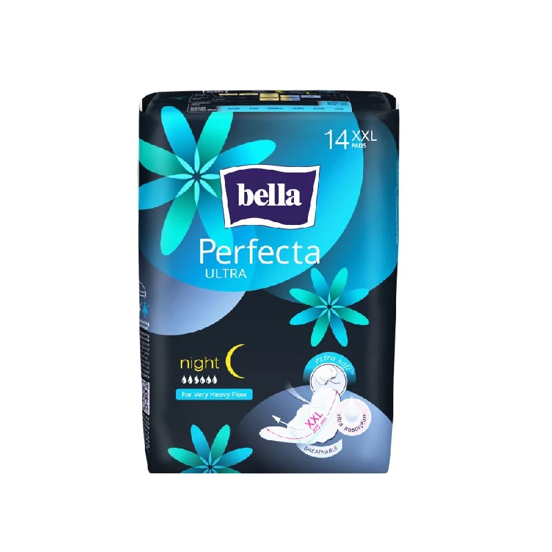 Bella Perfecta Ultra Night XXL Sanitary Pads, 14 Pads-1.webp